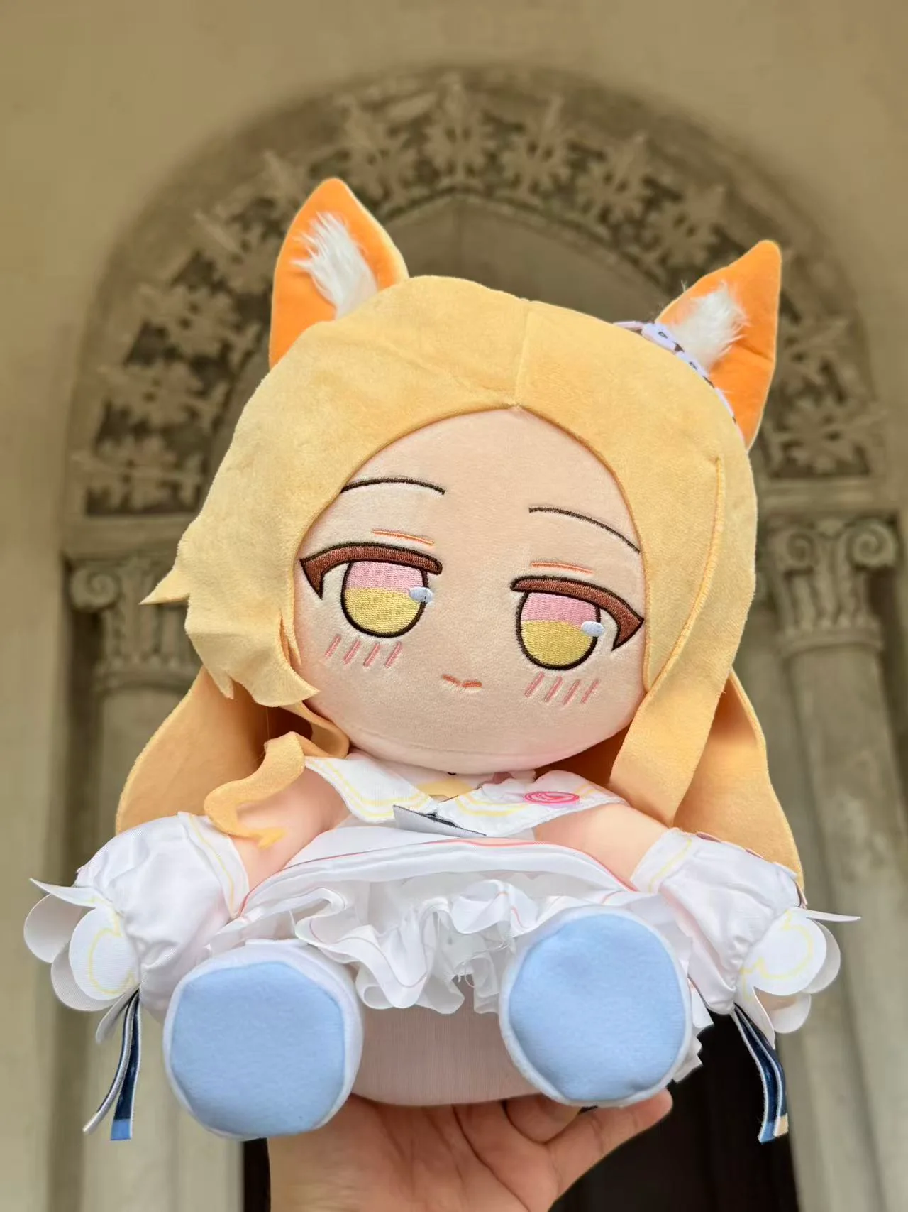 Smile House Fanmade Blue Anime Plushies Yellow 30CM Plush Doll - Image 2