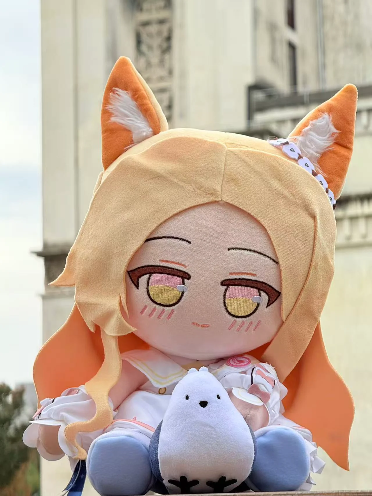 Smile House Fanmade Blue Anime Plushies Yellow 30CM Plush Doll - Image 3