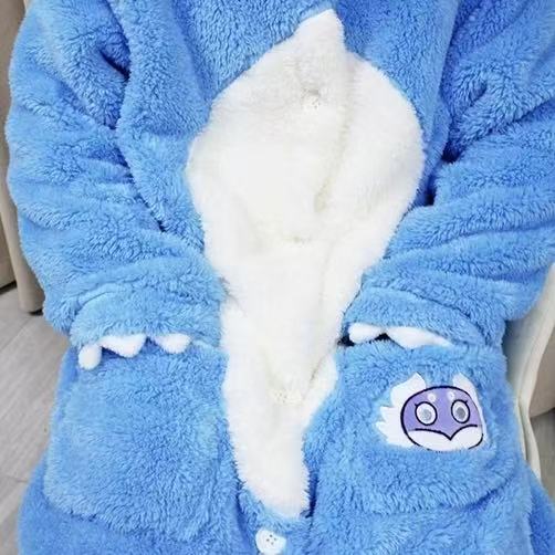 Smile House Fanmade Cute Plush Doll Blue Plushies Pajamas Sleepwear - Image 2