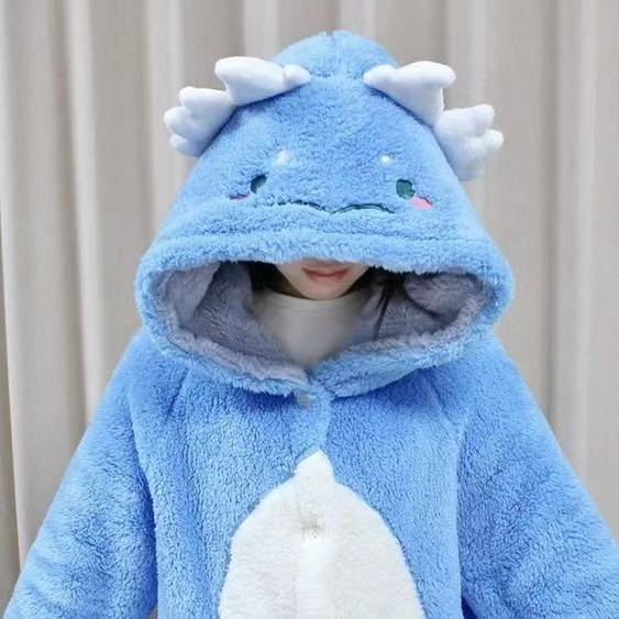 Smile House Fanmade Cute Plush Doll Blue Plushies Pajamas Sleepwear - Image 3