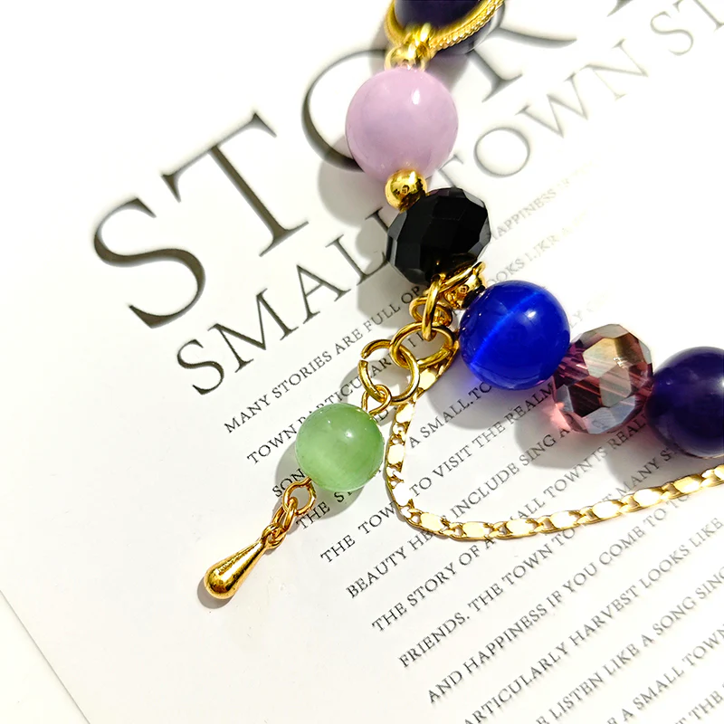 Smile House Fanmade Dark Purple Round Inspired Bracelet - Image 3