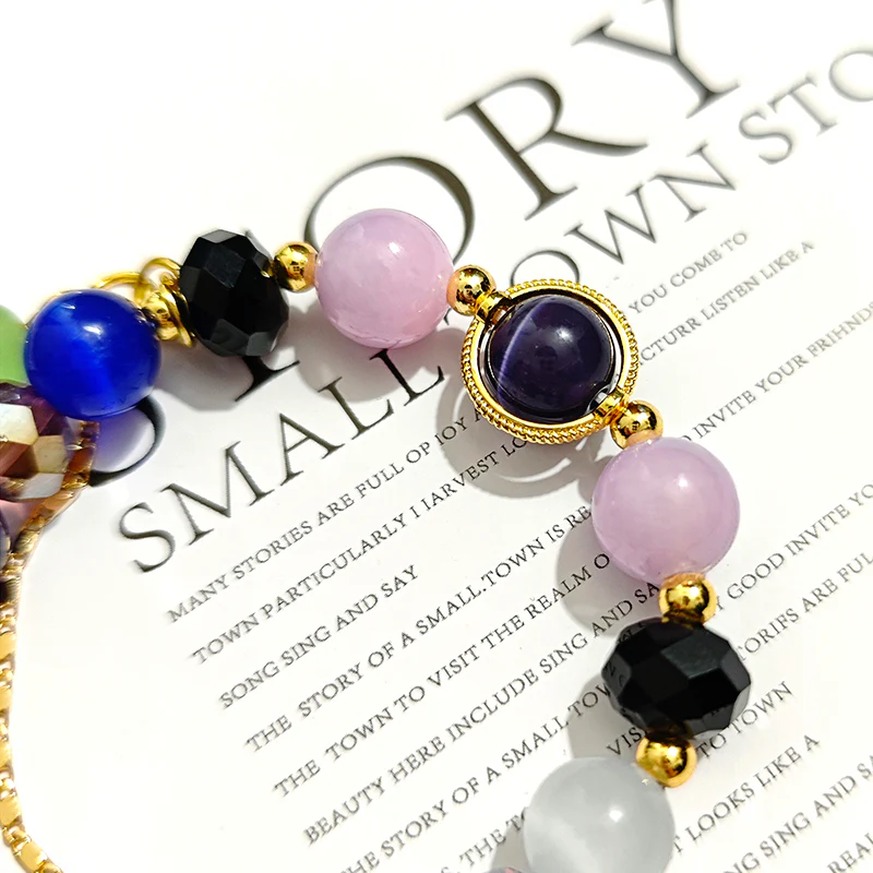 Smile House Fanmade Dark Purple Round Inspired Bracelet - Image 4