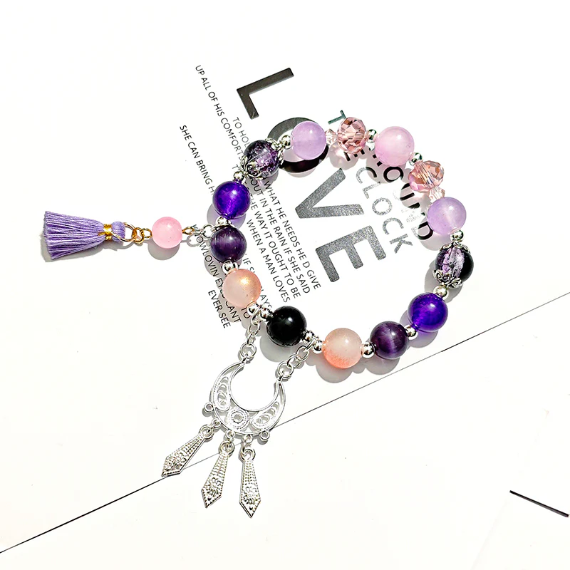 Smile House Fanmade Female Purple Pink Inspired Bracelet