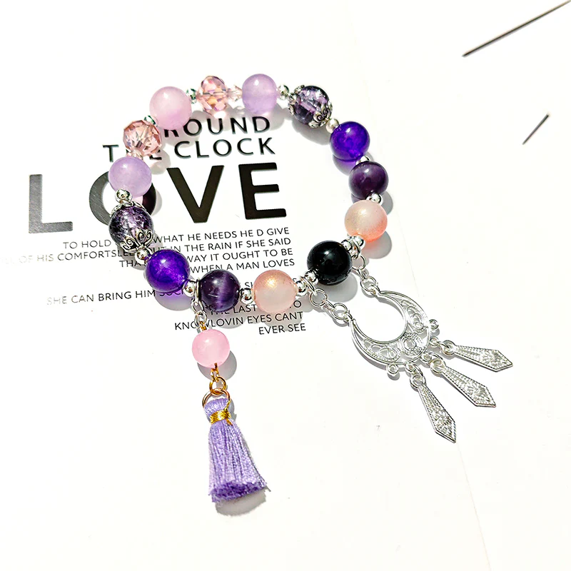 Smile House Fanmade Female Purple Pink Inspired Bracelet - Image 2