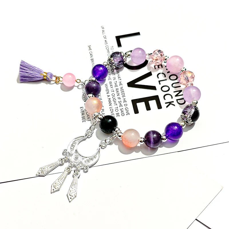 Smile House Fanmade Female Purple Pink Inspired Bracelet - Image 3