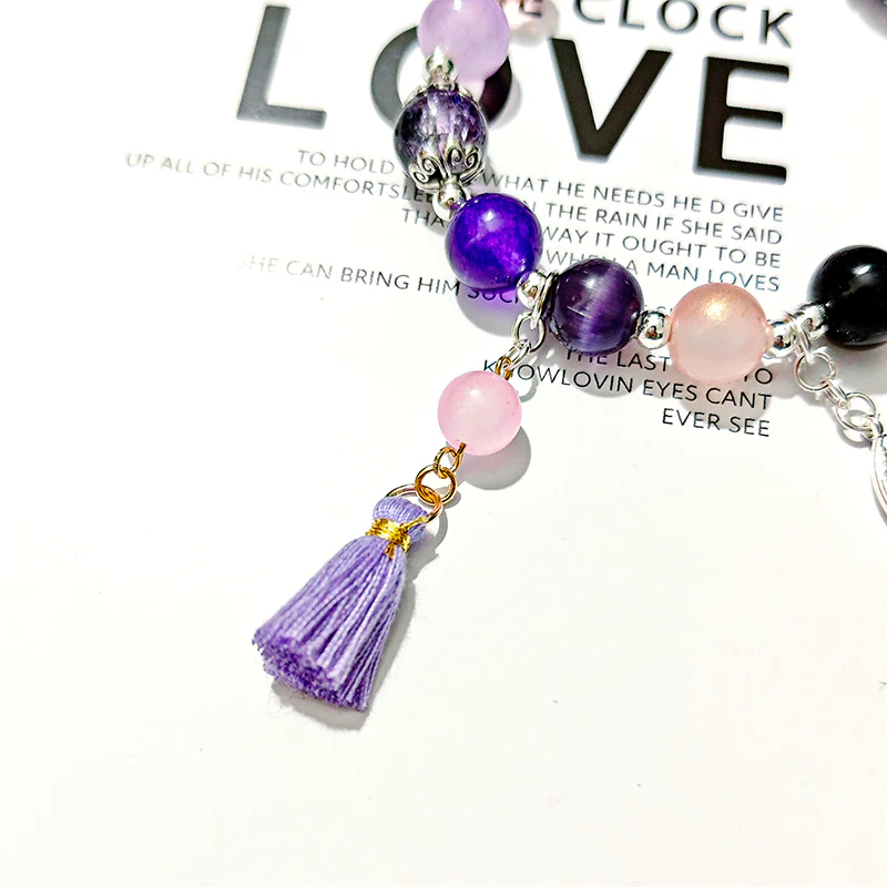 Smile House Fanmade Female Purple Pink Inspired Bracelet - Image 4