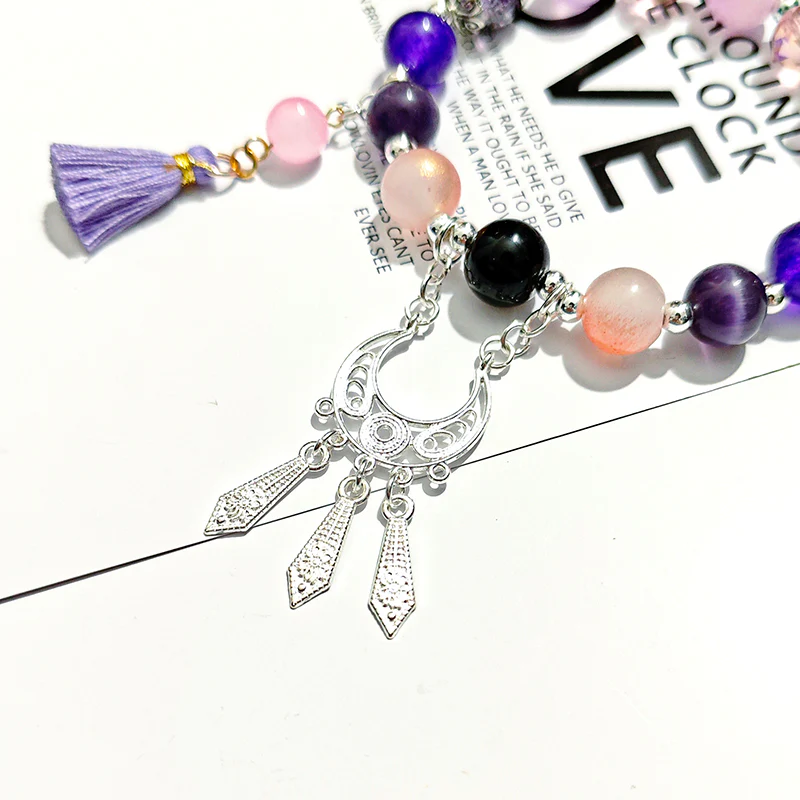 Smile House Fanmade Female Purple Pink Inspired Bracelet - Image 6