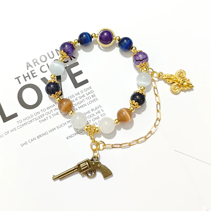 Smile House Fanmade Female Round Blue Purple Inspired Bracelet