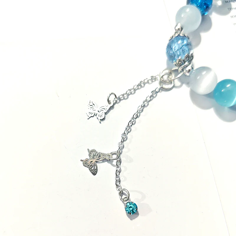 Smile House Fanmade Female Round Light Blue Inspired Bracelet - Image 2