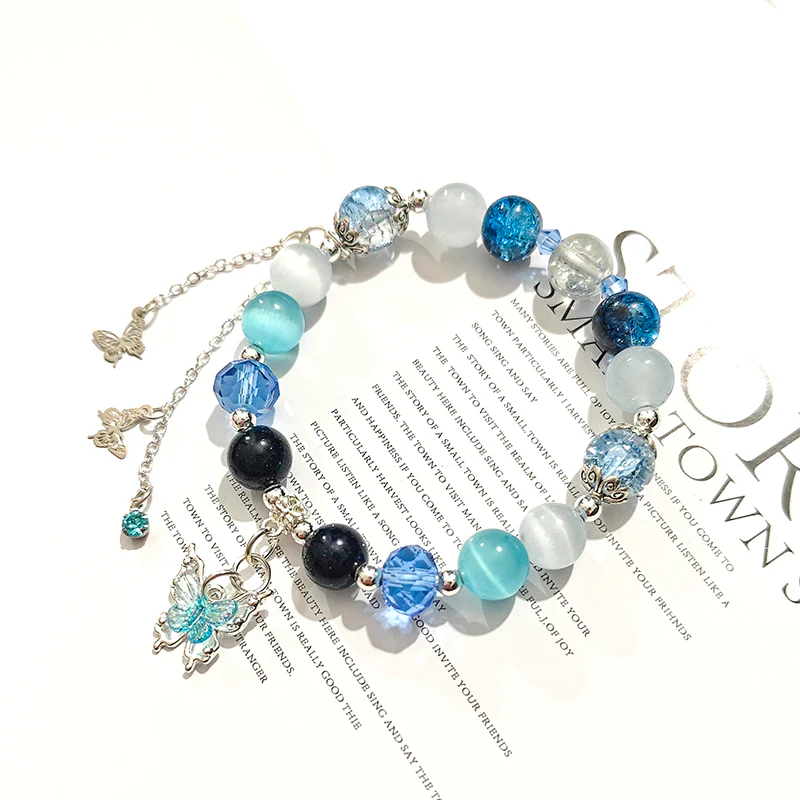 Smile House Fanmade Female Round Light Blue Inspired Bracelet - Image 3