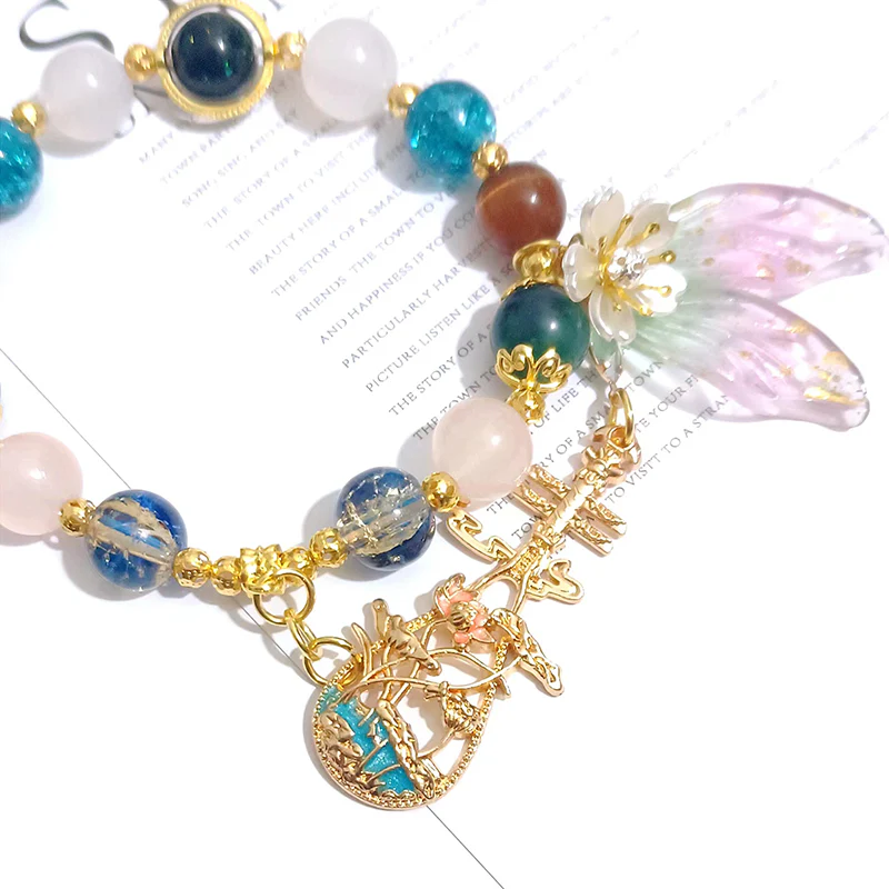 Smile House Fanmade Green Blue Fish Inspired Bracelet - Image 3