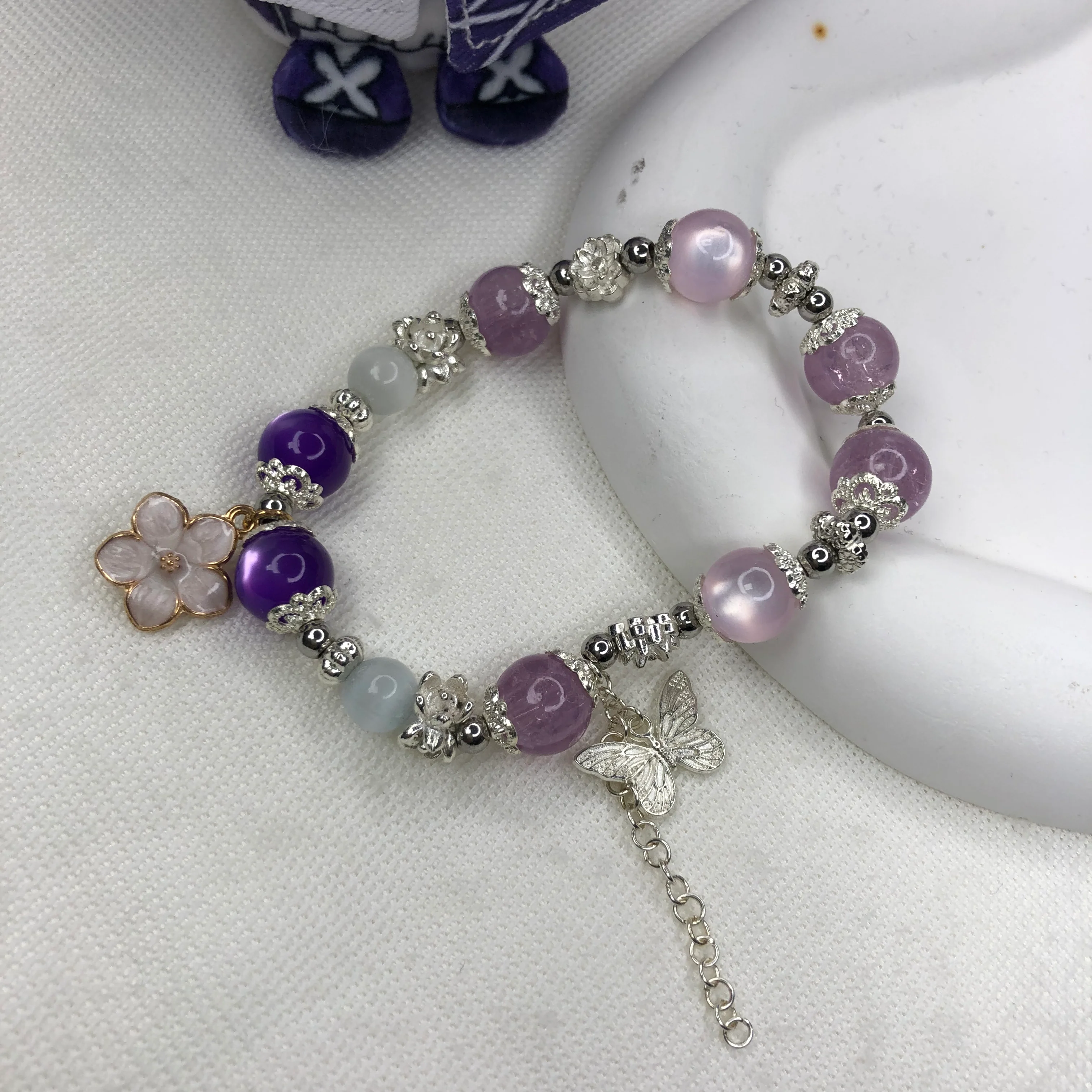 Smile House Fanmade Handemade Pink White Inspired Round Bracelet - Image 10