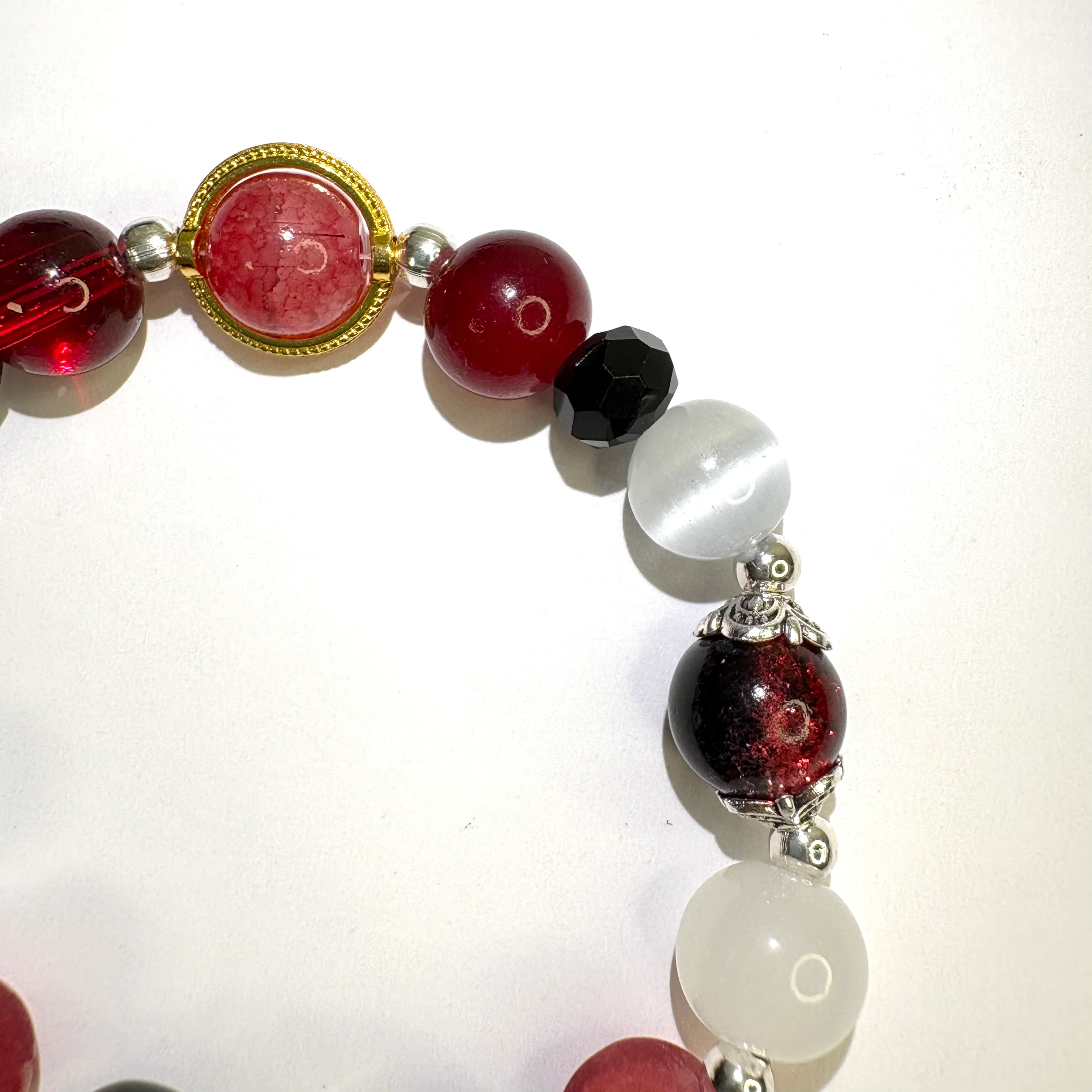 Smile House Fanmade Handmade Cherries Snow-Laden Inspired Round Bracelet - Image 4