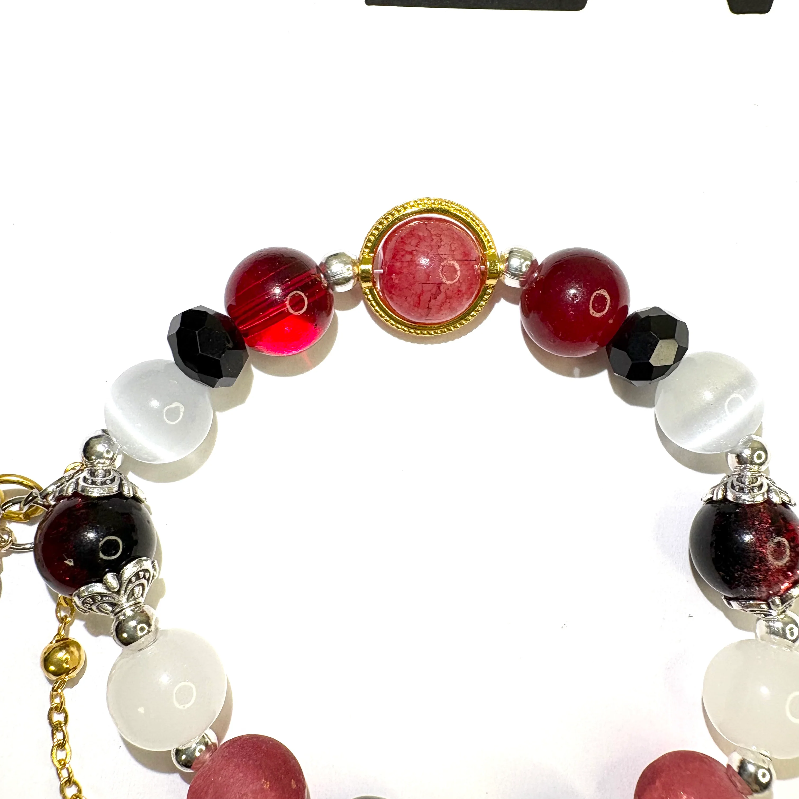 Smile House Fanmade Handmade Cherries Snow-Laden Inspired Round Bracelet - Image 5