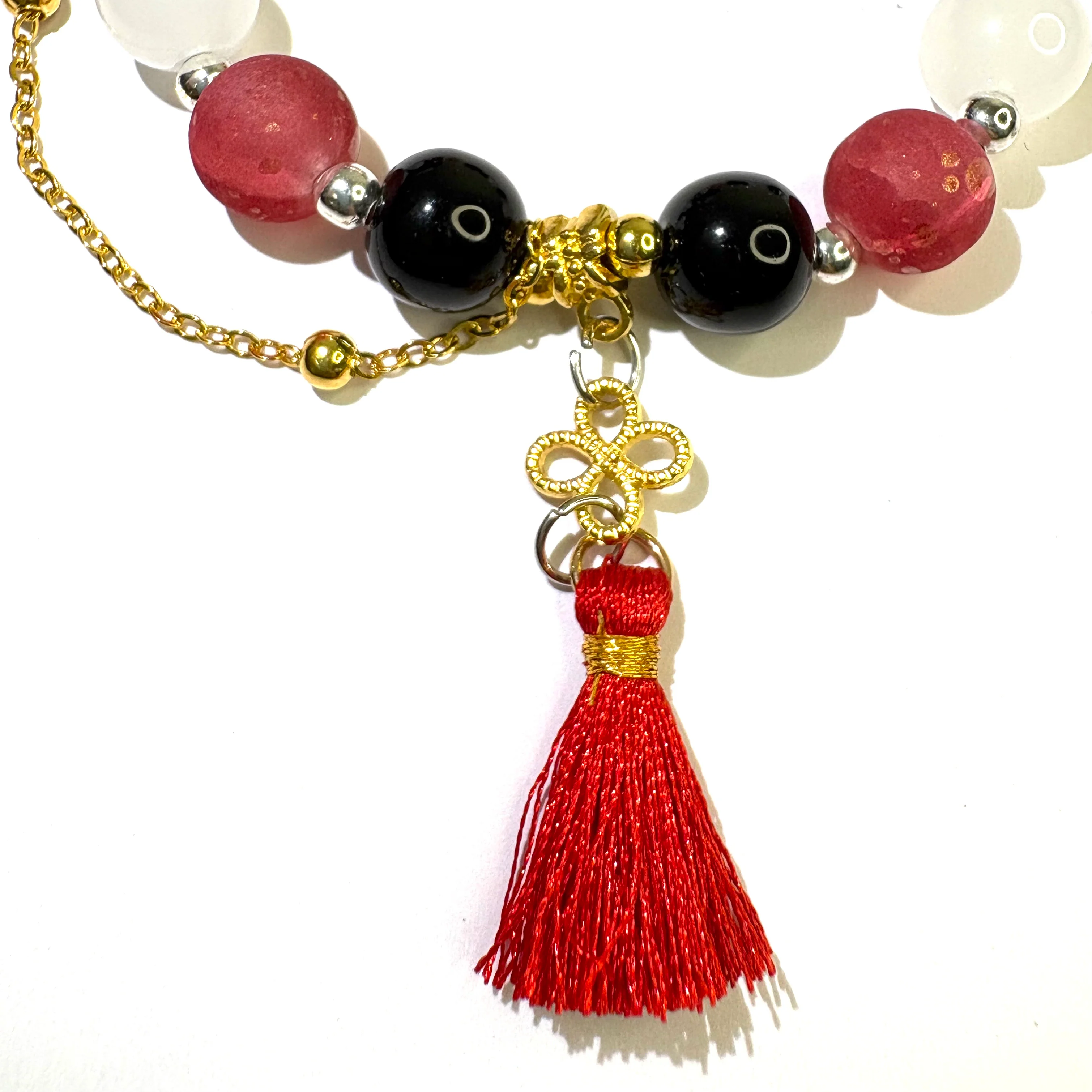 Smile House Fanmade Handmade Cherries Snow-Laden Inspired Round Bracelet - Image 6