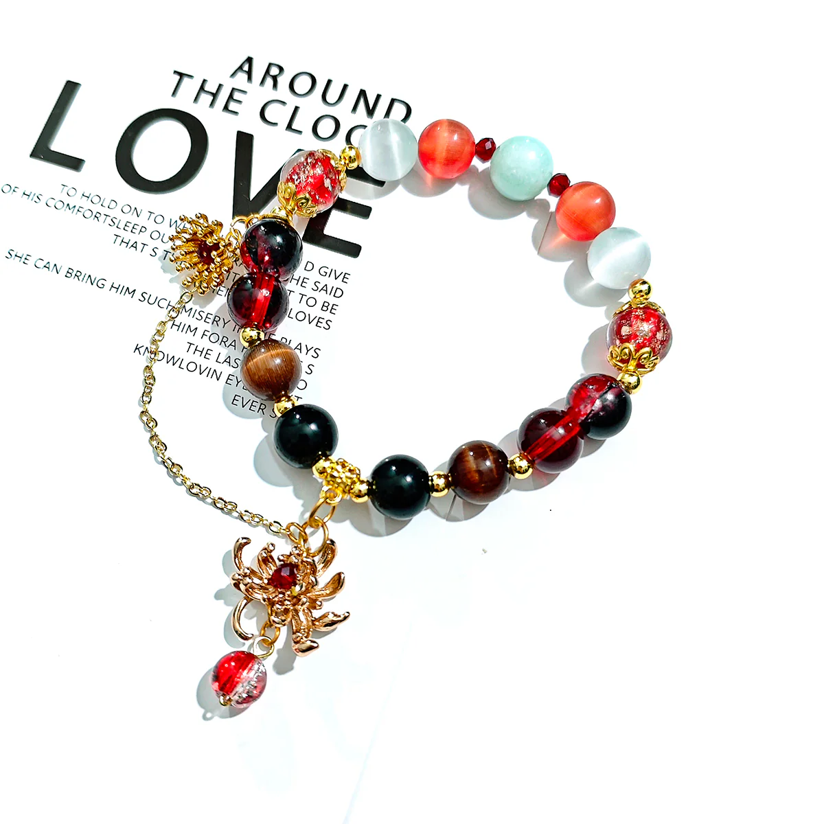 Smile House Fanmade Handmade Female Red Inspired Bracelet - Image 2