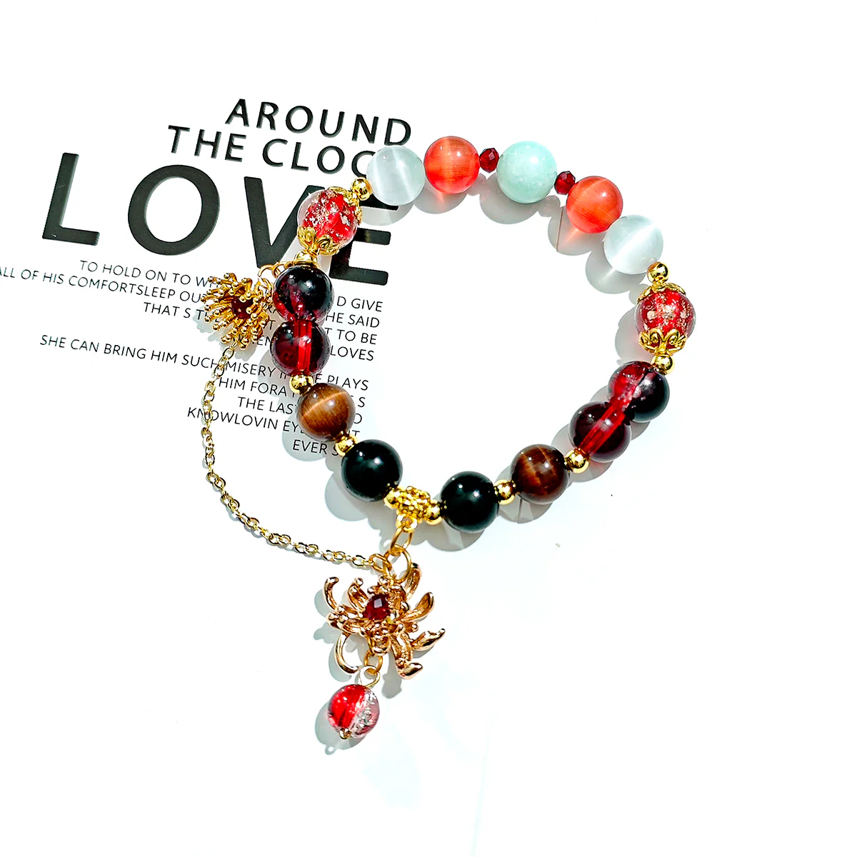 Smile House Fanmade Handmade Female Red Inspired Bracelet - Image 3