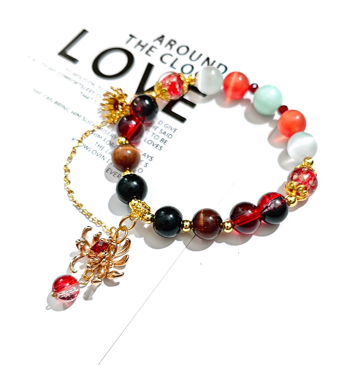 Smile House Fanmade Handmade Female Red Inspired Bracelet - Image 4
