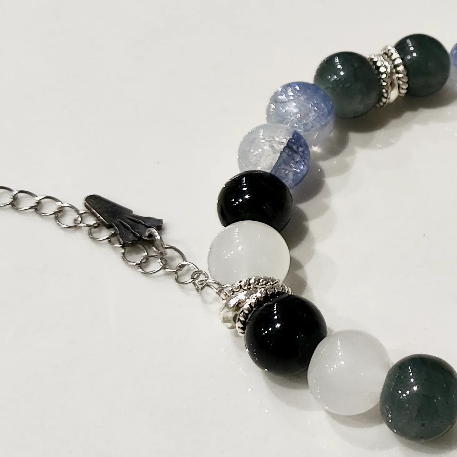 Smile House Fanmade Male Black Blue Inspired Round Bracelet - Image 3