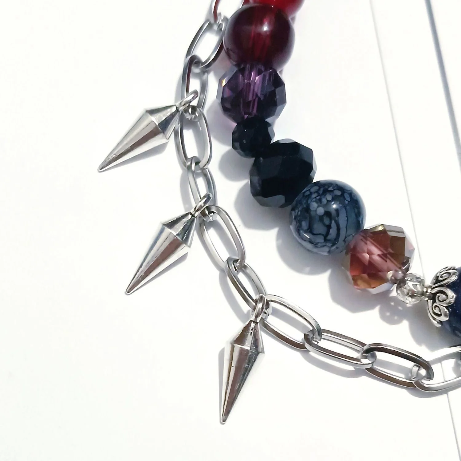 Smile House Fanmade Male Dark Blue Black Bracelet - Image 2