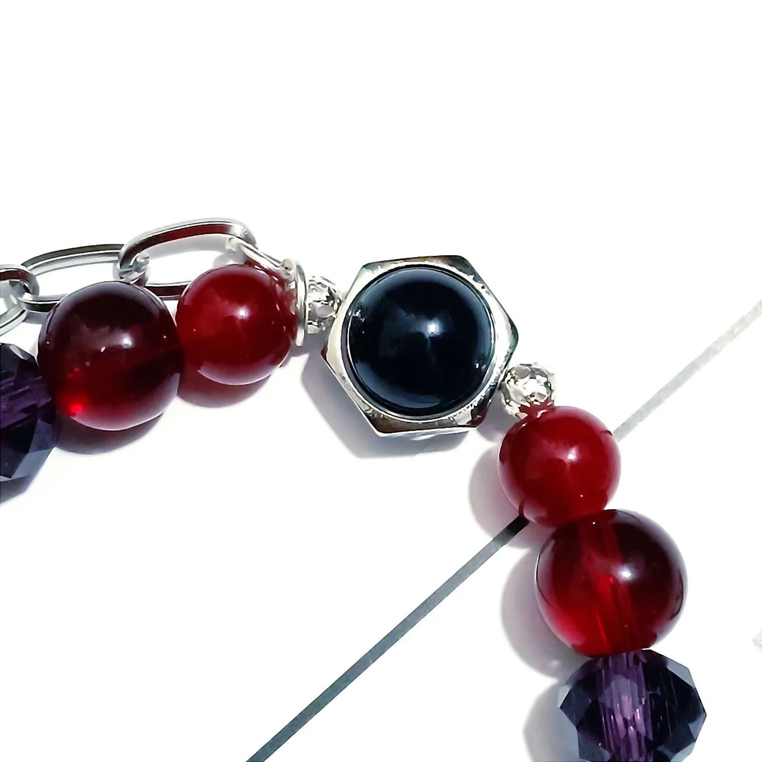 Smile House Fanmade Male Dark Blue Black Bracelet - Image 3