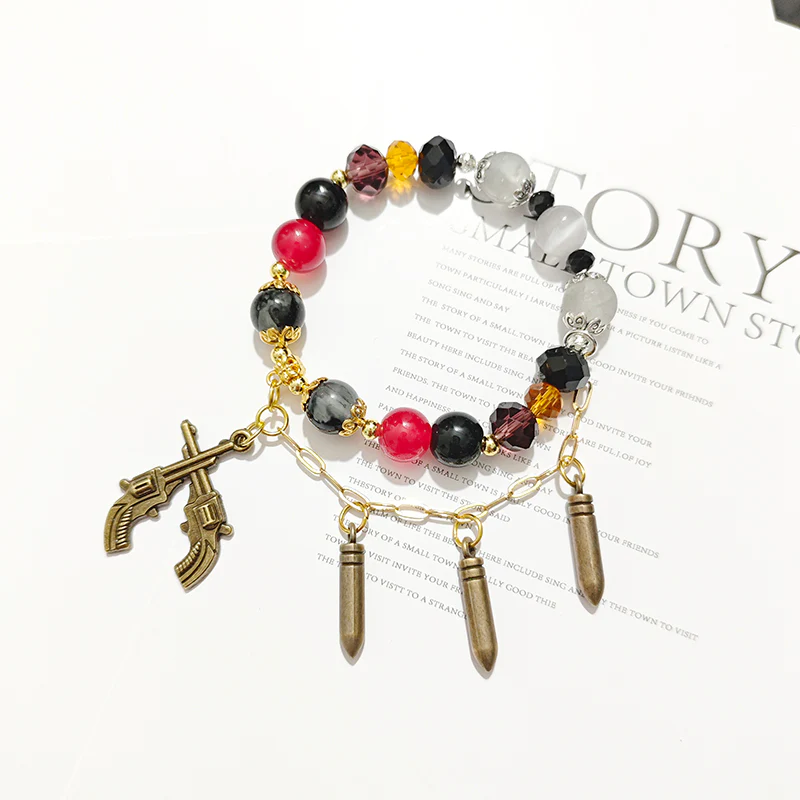 Smile House Fanmade Man Round Black Red Inspired Bracelet - Image 3