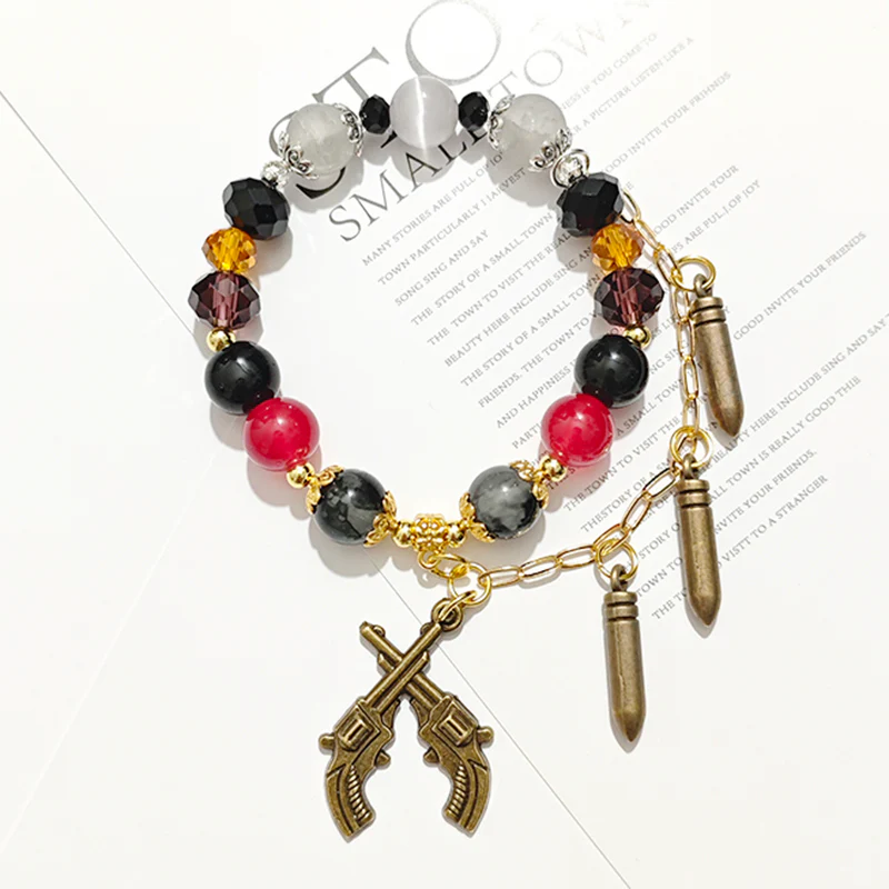Smile House Fanmade Man Round Black Red Inspired Bracelet - Image 4