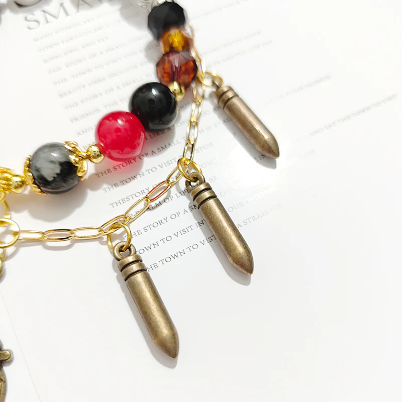Smile House Fanmade Man Round Black Red Inspired Bracelet - Image 5