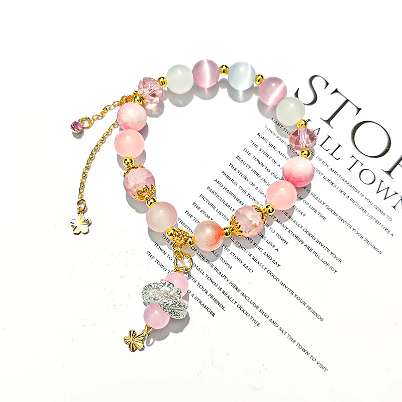 Smile House Fanmade Peach Blossom Inspired Bracelet - Image 6