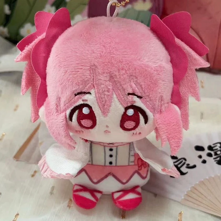 Smile House Fanmade Pink Black Yellow Blue Red Hair Cloak 12CM Plush Doll - Image 5