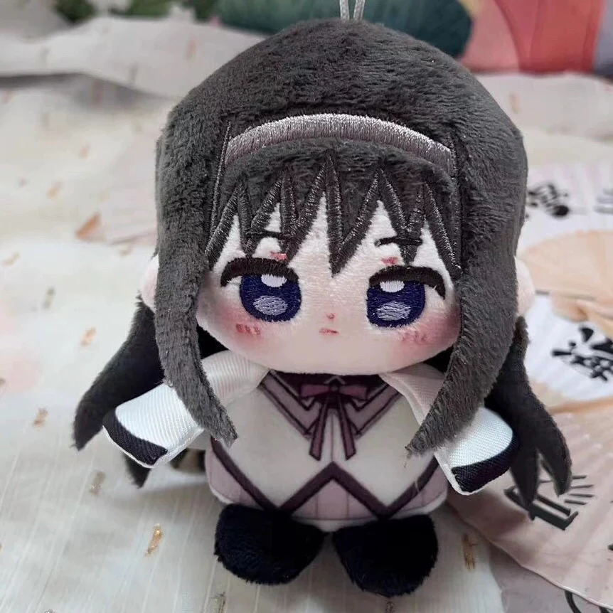 Smile House Fanmade Pink Black Yellow Blue Red Hair Cloak 12CM Plush Doll - Image 6