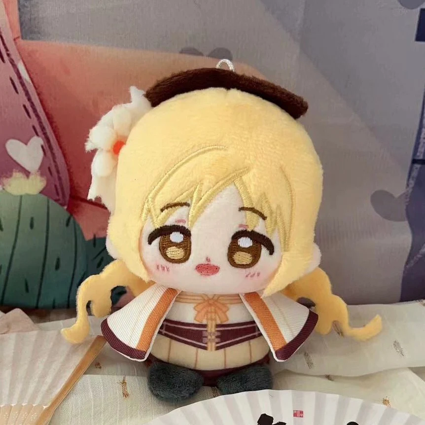 Smile House Fanmade Pink Black Yellow Blue Red Hair Cloak 12CM Plush Doll - Image 7