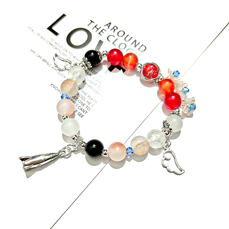 Smile House Fanmade Pink White Star Rail Inspired Bracelet - Image 2
