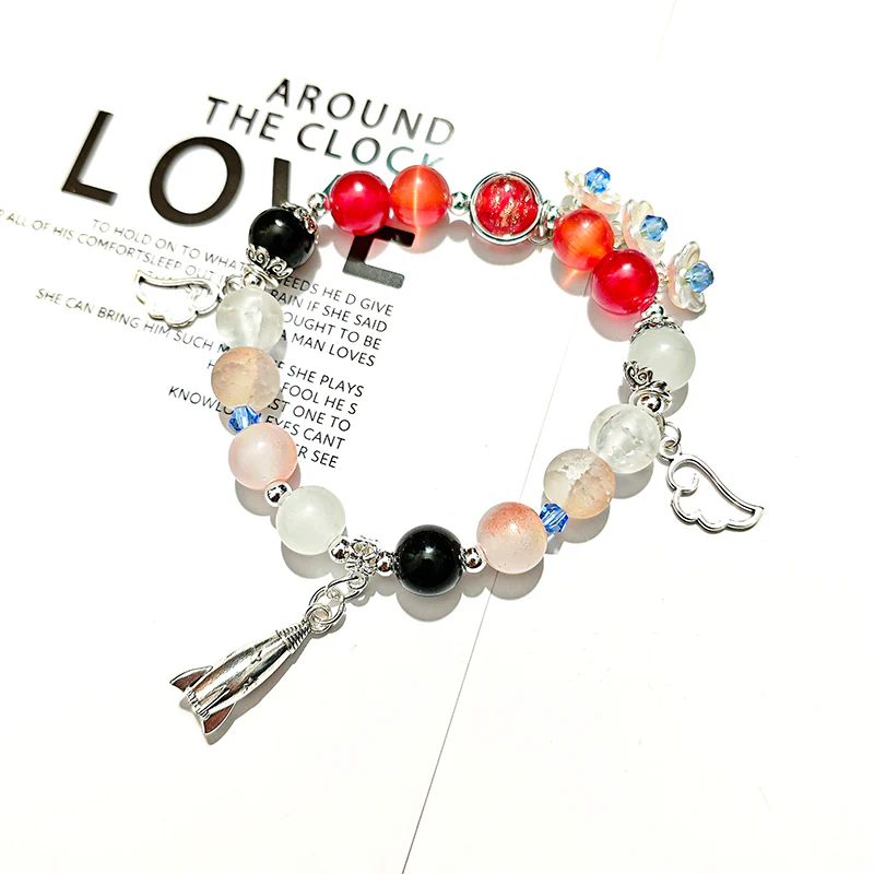 Smile House Fanmade Pink White Star Rail Inspired Bracelet - Image 3