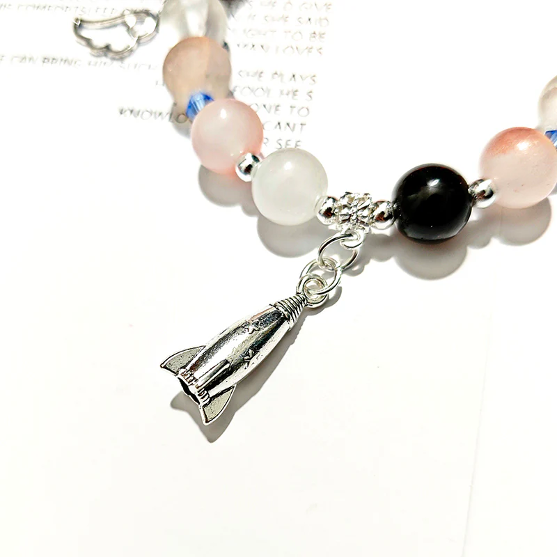 Smile House Fanmade Pink White Star Rail Inspired Bracelet - Image 5