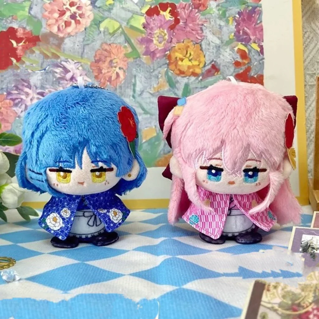 Smile House Fanmade Plushie Pink And Blue Doll 12CM Colak Ver Plush Doll