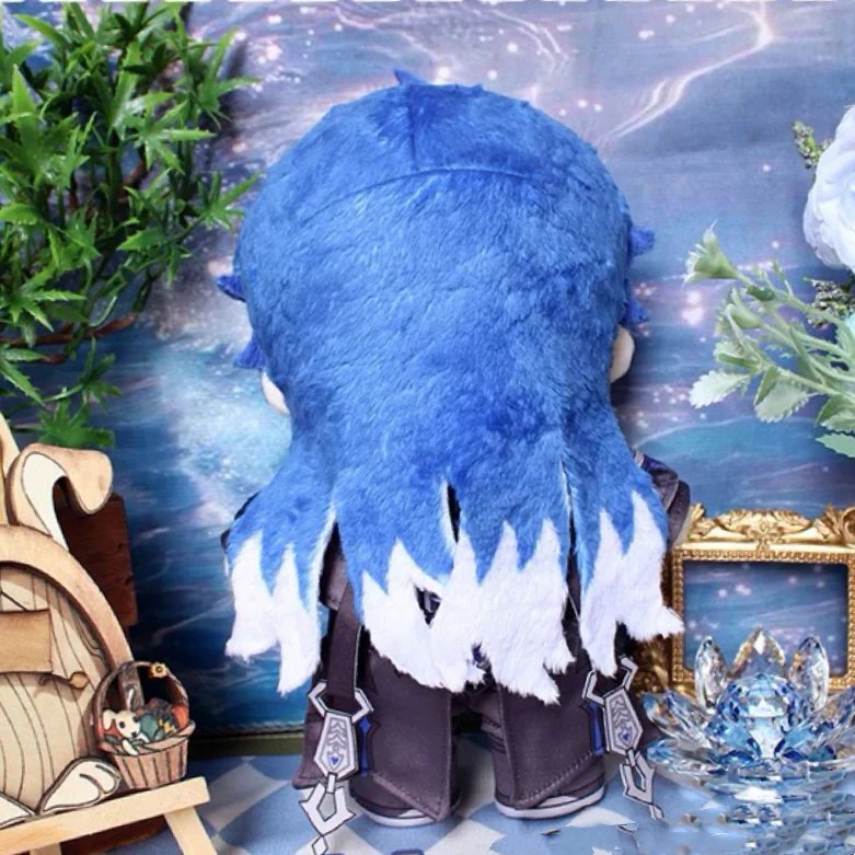 Smile House Fanmade Plushies Big Eyes Blue Hair Man Plush Doll 20CM - Image 3