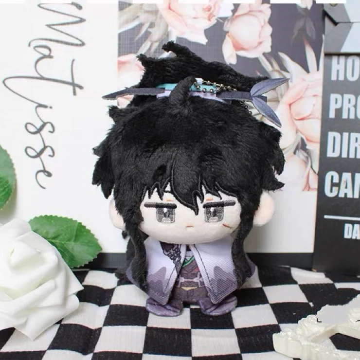 Smile House Fanmade Plushies Black Hair Cloak Plush Doll 12CM - Image 2