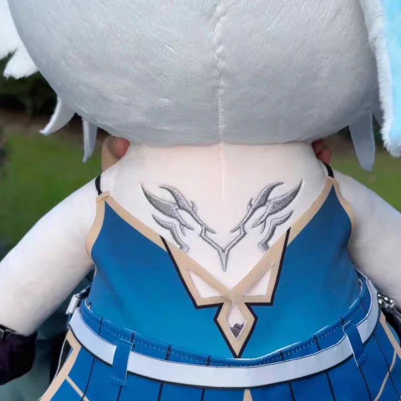 Smile House Fanmade Plushies Cat Ears Blue Ponytail Staring Ver 40CM Sitting Plush Doll - Image 2
