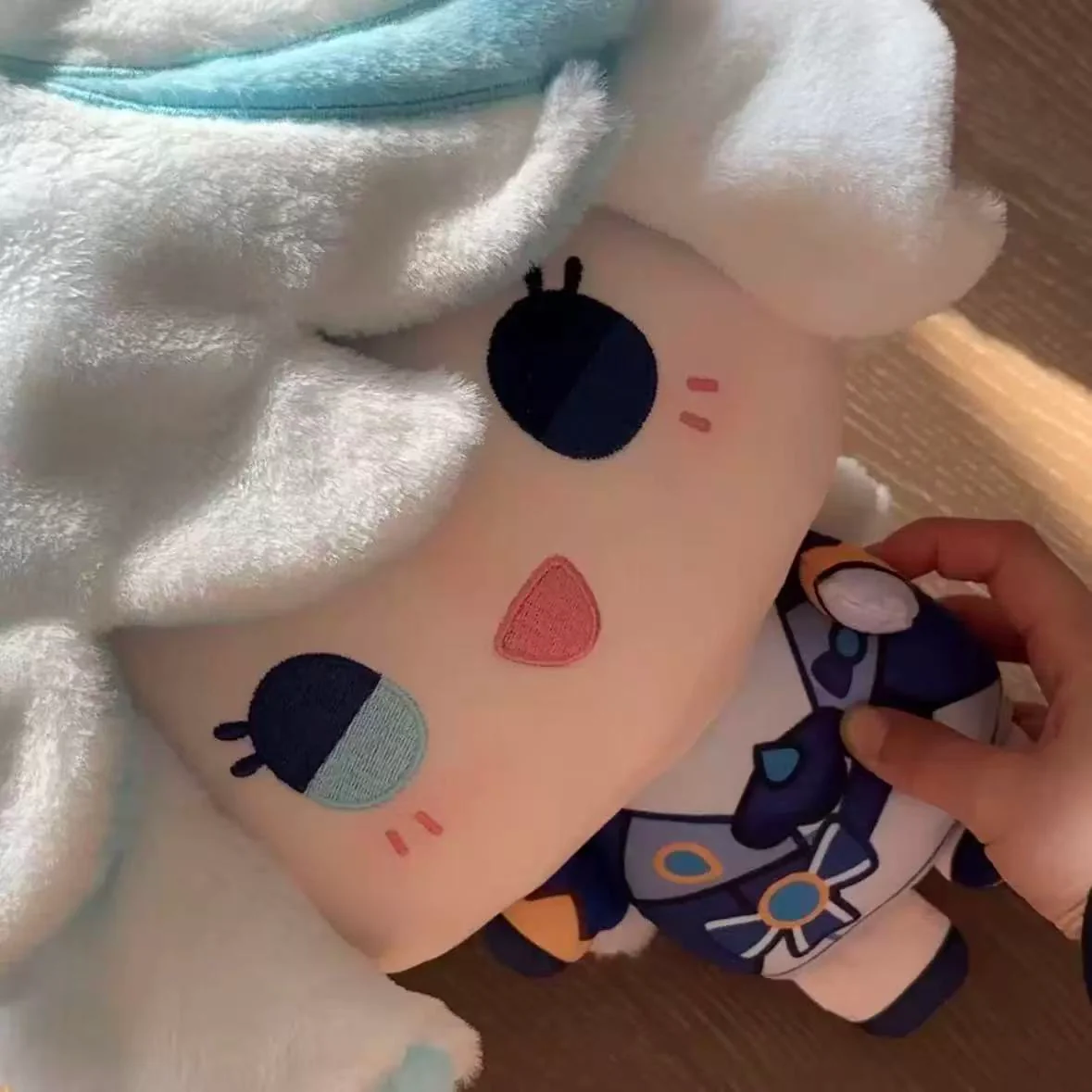 Smile House Fanmade Plushies Female Blue Big Head With Removable Hat 30CM Plush Doll - Image 3