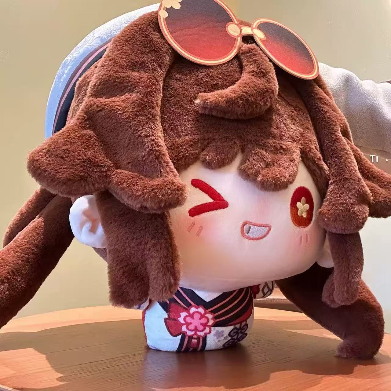 Smile House Fanmade Plushies Female Brown Ghost Big Head 30CM Plush Doll - Image 3