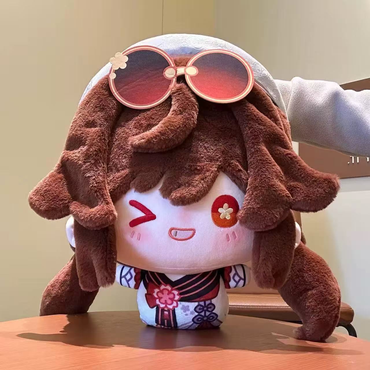 Smile House Fanmade Plushies Female Brown Ghost Big Head 30CM Plush Doll - Image 5