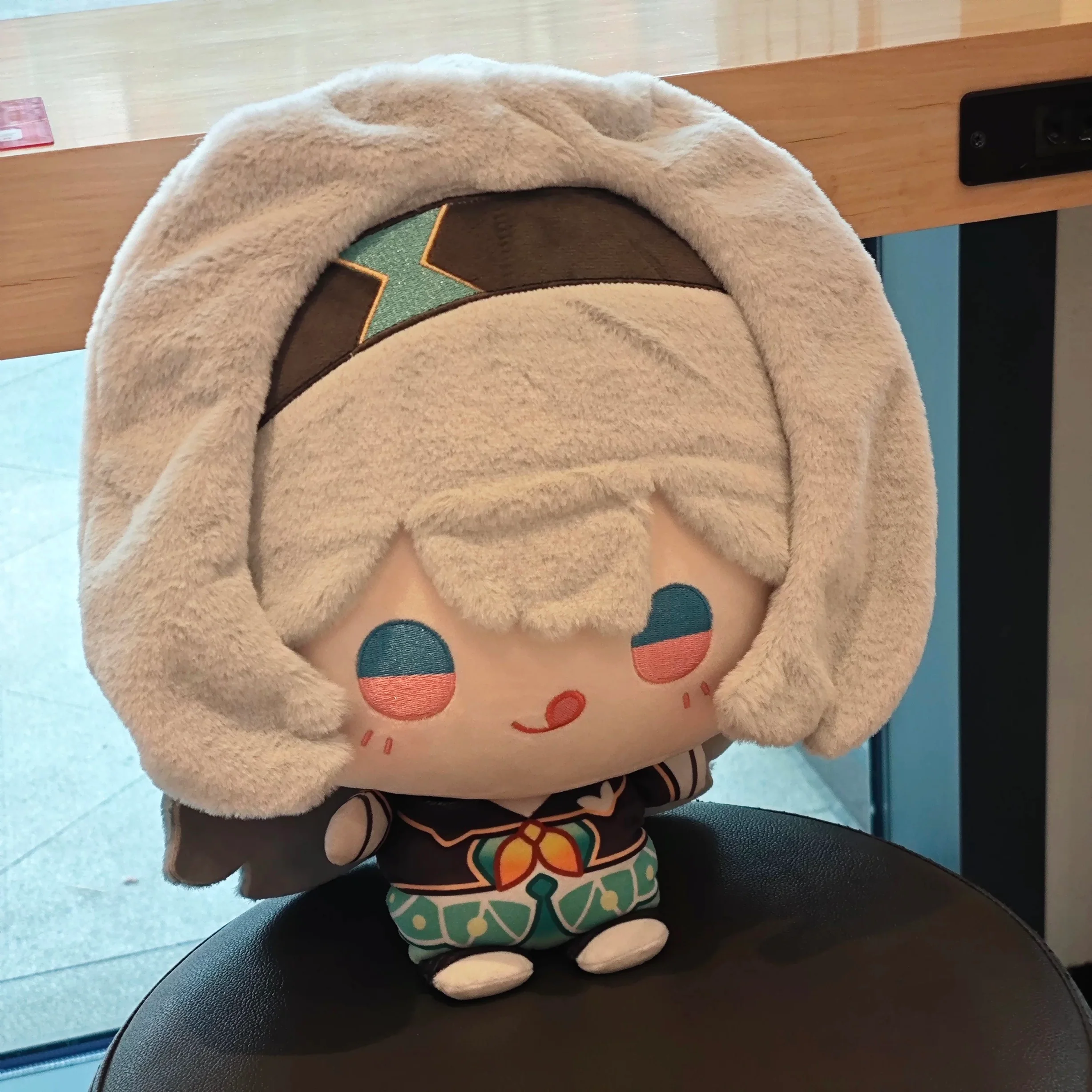 Smile House Fanmade Plushies Female Green Big Head 30CM Plush Doll - Image 4
