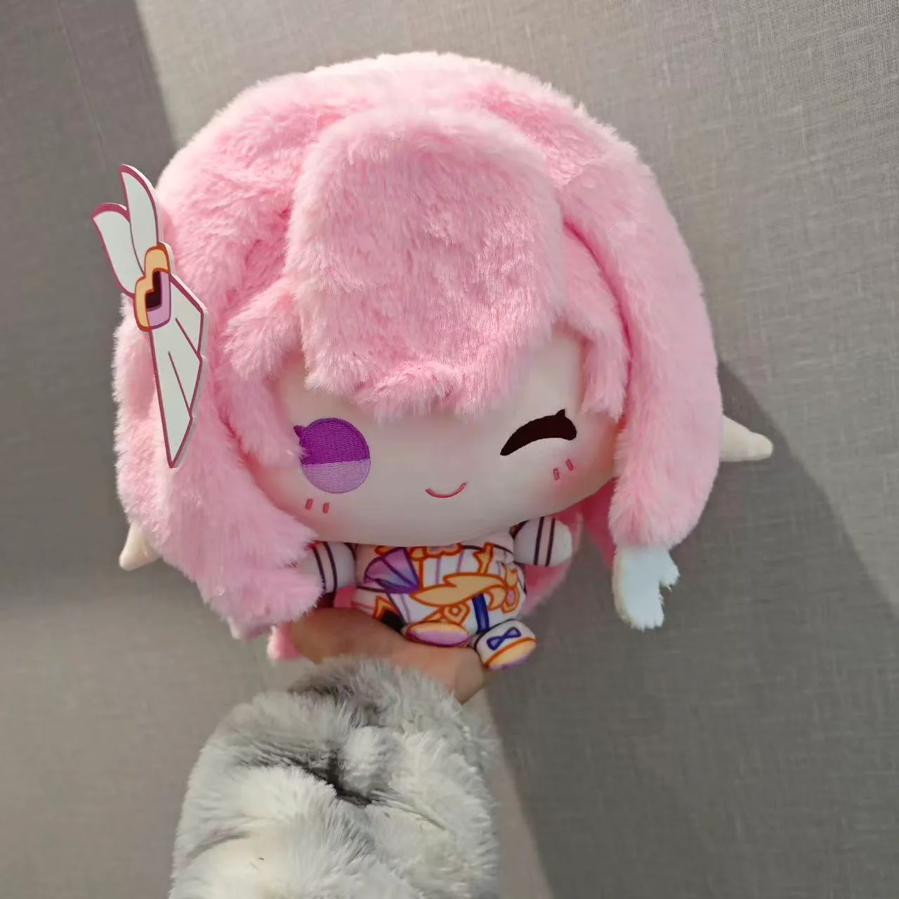Smile House Fanmade Plushies Female Pink Big Head 30CM Plush Doll - Image 3