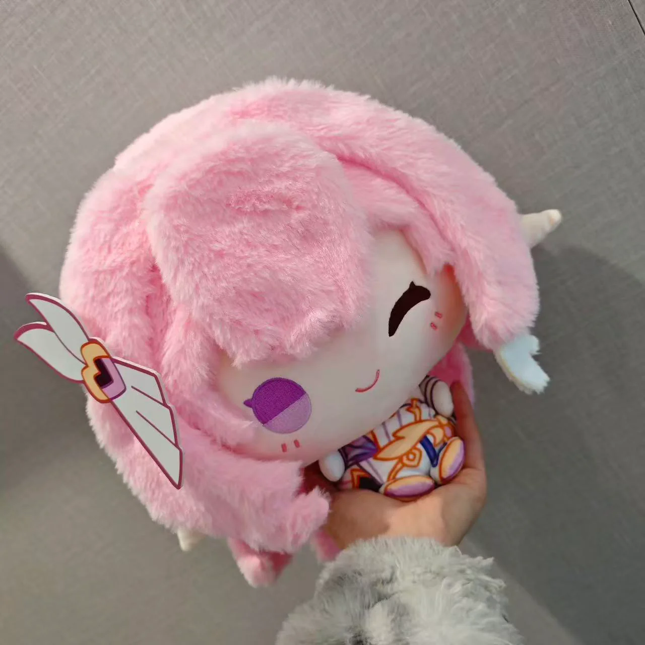 Smile House Fanmade Plushies Female Pink Big Head 30CM Plush Doll - Image 4