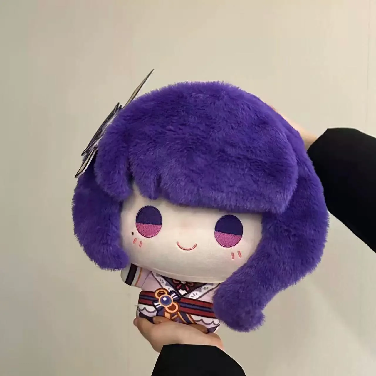 Smile House Fanmade Plushies Female Pruple Big Head 30CM Plush Doll - Image 4