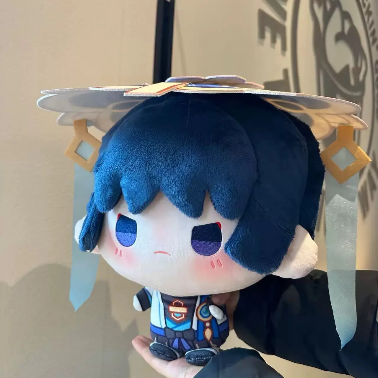 Smile House Fanmade Plushies Male Blue Big Head With Removable Hat 30CM Plush Doll - Image 3