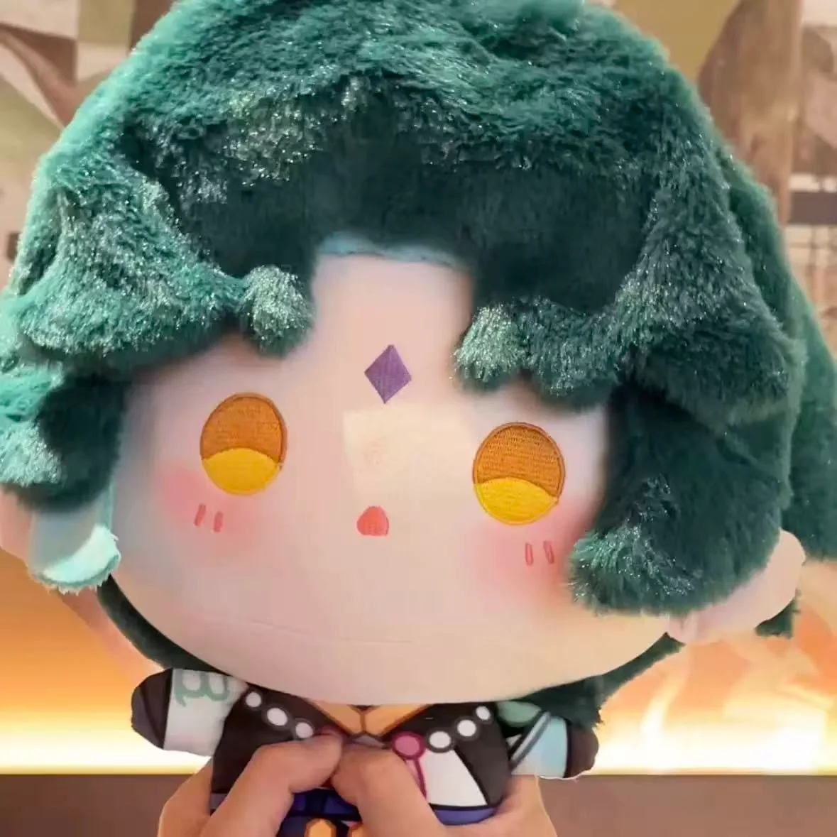 Smile House Fanmade Plushies Male Green Big Head 30CM Plush Doll - Image 2