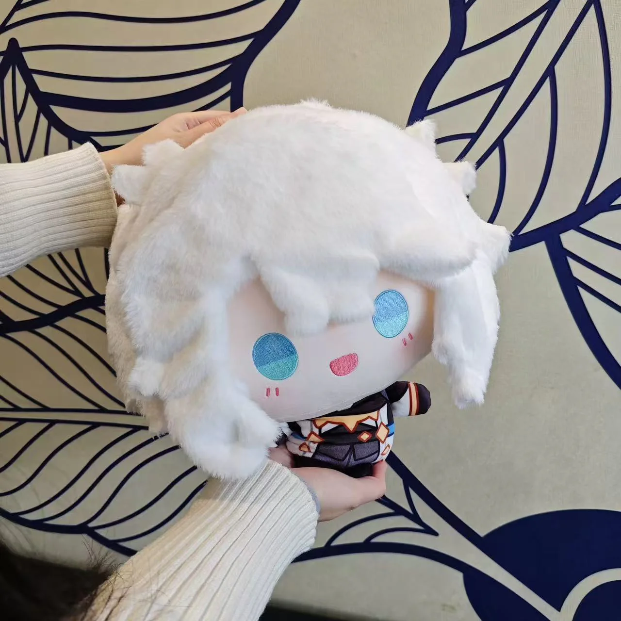 Smile House Fanmade Plushies Male White Big Head 30CM Plush Doll - Image 3