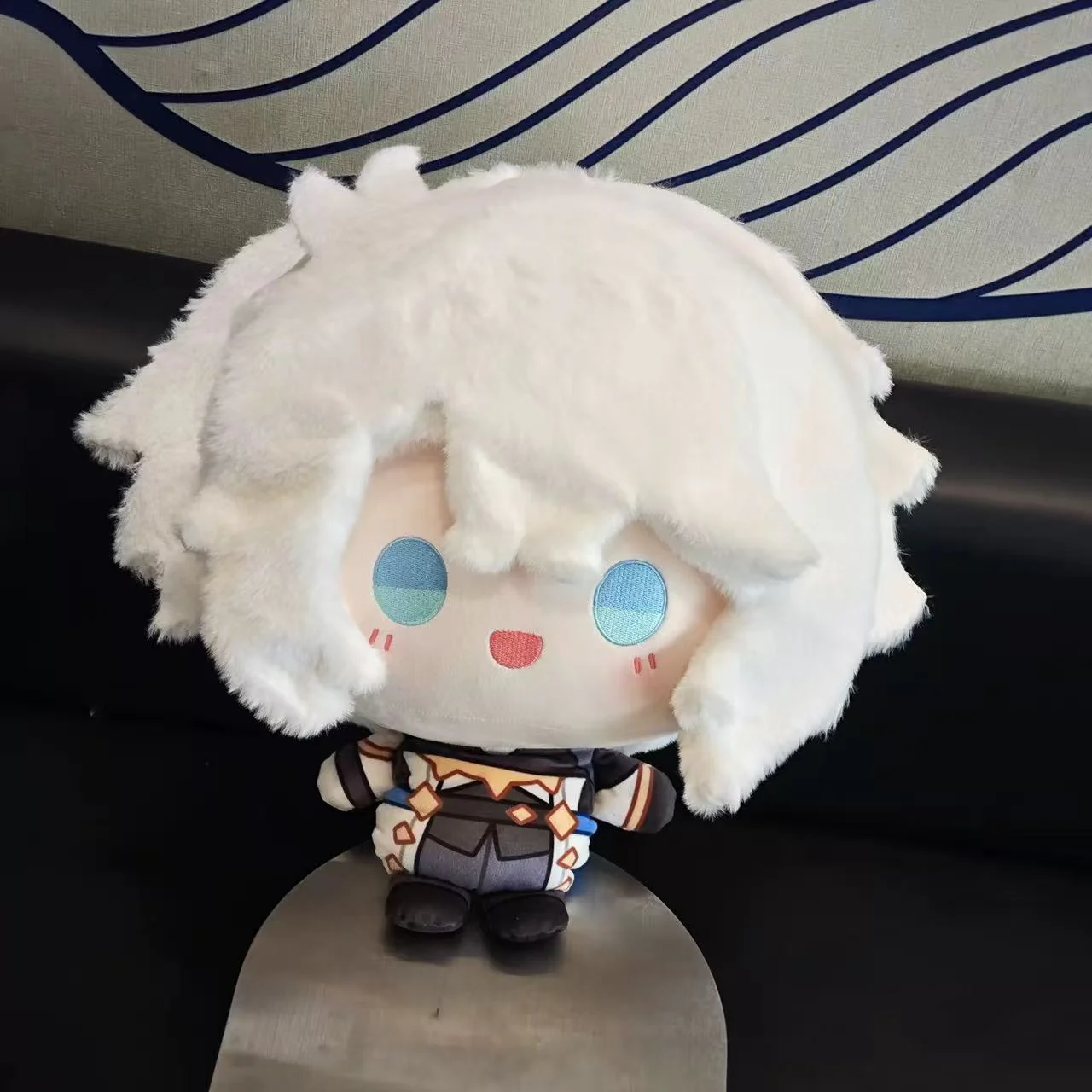 Smile House Fanmade Plushies Male White Big Head 30CM Plush Doll - Image 4